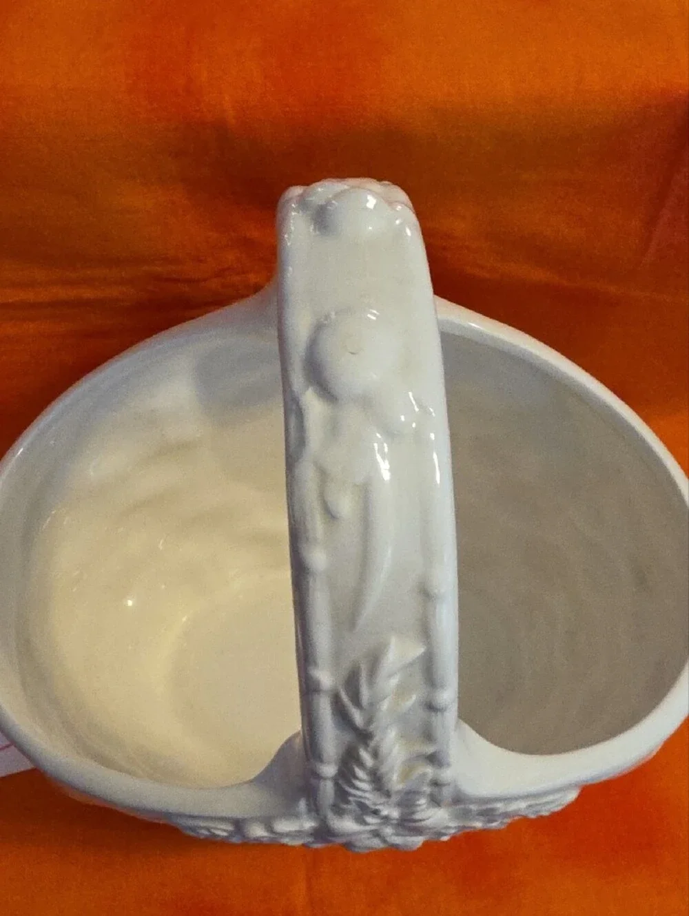 Precious Moments Ceramic Basket Family Thanksgiving